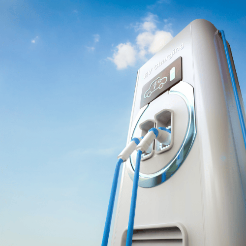 véhicule électrique borne de recharge energy connect